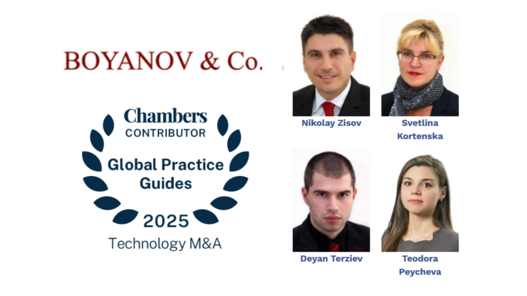 BOYANOV & Co.: Bulgaria Chapter in “Technology M&A 2025 Guide” Published by Chambers & Partners