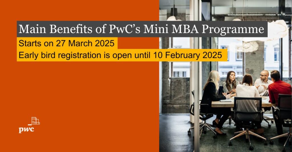 PwC’s Academy Mini MBA: Main Benefits