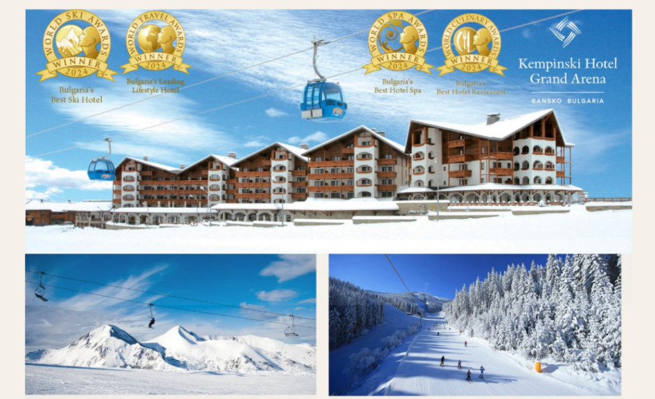 Ski Teambuilding Offer at Kempinski Hotel Grand Arena Bansko