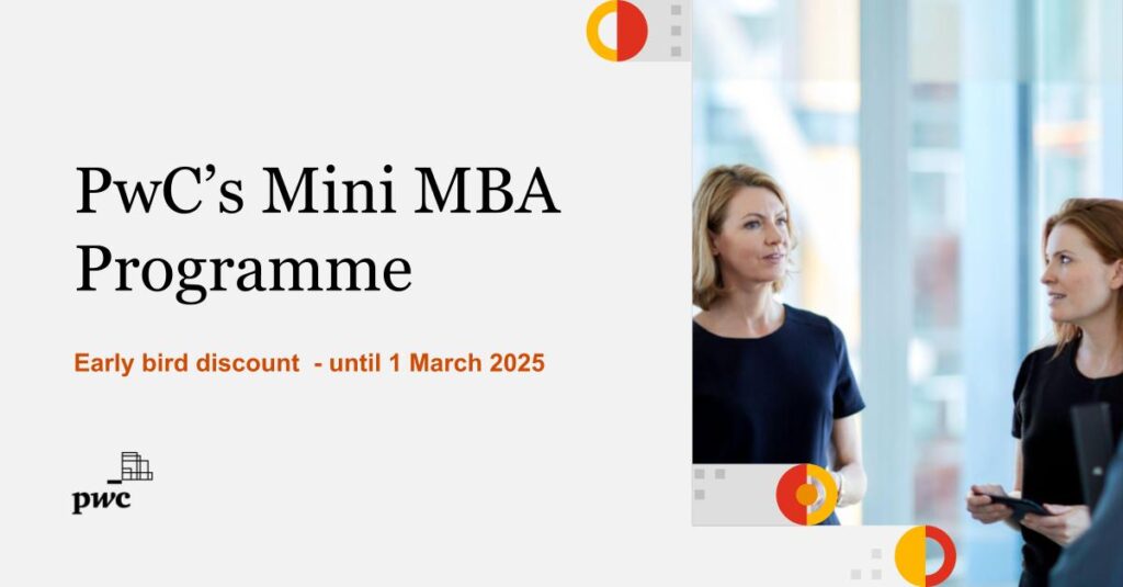 Improvements in PwC’s Academy Mini MBA Programme